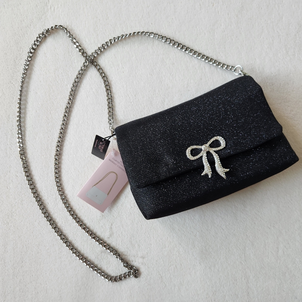 NEW! Victoria's Secret Sparkle Bow Crossbody